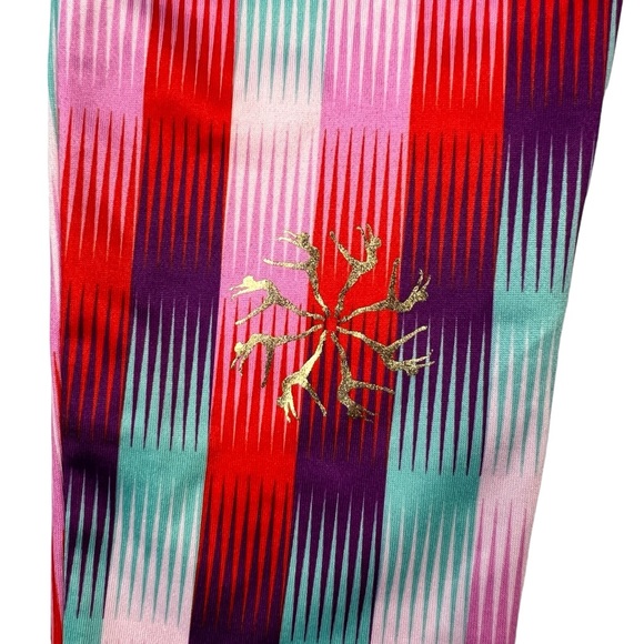 Flo Active Dance Leggings Tights Teen Girls Size L Pink Red Blue Purple - Picture 8 of 15